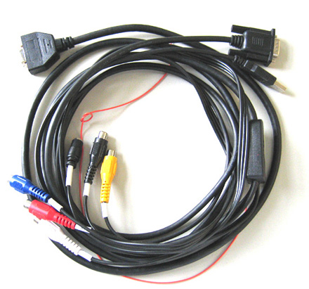 VGA/USB/Video/Audio-Anschlusskabel f. 700TS(V)/700IDT/800TSV/1020TSV/CTF700-SP <b>- 2.5 m -</b>