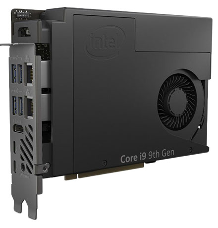 Intel NUC9I7QNB (Intel Core i7-9750H up to 4,50GHz, 1x HDMI, 2x Thunderbolt 3, 3x <b>M.2, PCIe</b>)