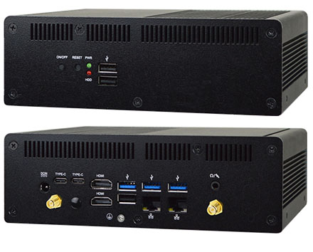 Jetway HBFDF10-35G7-B (Intel Tiger Lake-UP3) [2x USB-C, 4x 4K HDR Display Support]