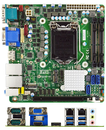 Jetway JNF796M-H310 (Intel Coffee Lake H310) [2x LAN, 2x RS232]