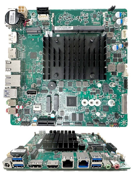 Mitac PD10ANI-<b>Nx7425E</b> Half-Height (Intel Alder Lake x7425E <b>2x3.4Ghz</b> CPU, 8-24VDC) [FANLESS]